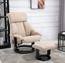 massagesessel mit heizung Beige Stillsessel Stillstuhl Stuhl Sessel Leder Creme