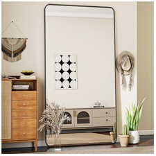 Standspiegel Schwarz 171x76cm