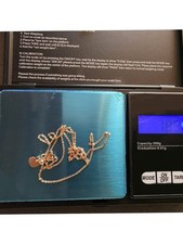 Zarte Halskette aus 18 Karat Roségold – 45 cm auch in Weißgold erhältlich 