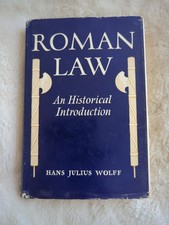 Roman law An historical