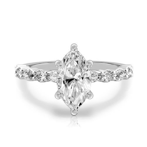 Marquise diamant ring - marquise, kt