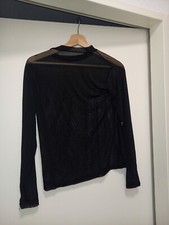 Damen Nylonshirt durchsichtig Gr. M/L