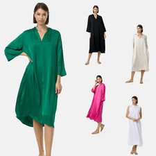 Maxikleid Edles Seiden Kleid