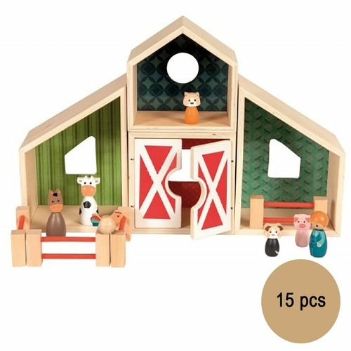 Spielzeug holz bauernhof mit - holz,