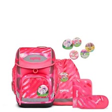Ergobag Cubo "Neo" - Schulranzen Set 5tlg. Modell 2024 KuntBärbuntes Einhorn