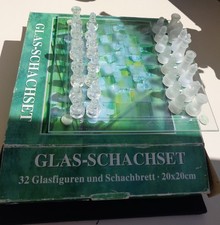 Schach glas schachset - schach,