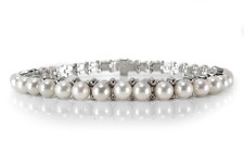 Tennisarmband 37 Akoyaperlen