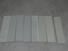 Lego Platten 8x altgrau 6x24 Metroliner Bahnhof Monorail Space classic 9Volt kg