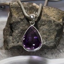 Amethyst Anhänger, 925er