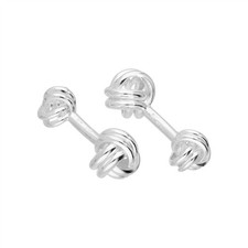 Sterlingsilber Seidenknoten