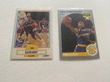 Vintage Basketballkarten 1990 Tim Hardaway RC NBA Trading Cards Warriors USA