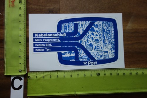 Alter aufkleber post - post, telefon