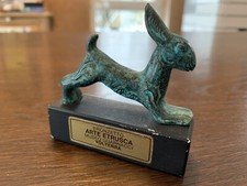 Repro: Bronze Statuette Hase