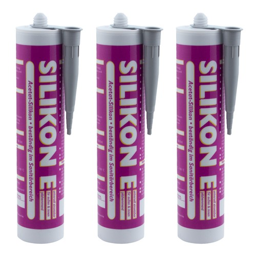 Silikon grau 310ml - 3x,