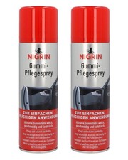 2x SET Nigrin Gummi-Pflege Spray Gummidichtungs-Pflege Auto Aufbereitung Pfleger