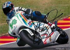 Anthony West Autogrammkarte - MotoGP Rennfahrer Nummer 14 - Signiert