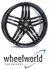 4x Wheelworld WH12 9x20 5/120 ET45 Schwarz Glanz Lackiert