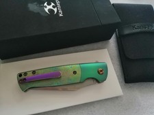 Kansept Shikari Timascus One Of Color-Config., Taschenmesser, Folder Knive
