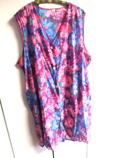 Kittel Schürze Zofe Sissy Dederon Nylon Gr.60 Neu! BW 78cm L 106cm  DDR Übergroß