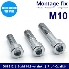 M10 zylinderschrauben din 912 - m10,