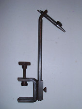 Alter Fliegenbinden - Schraubstock z. Angeln, tragbarer, drehbarer Angelhaken