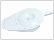 Stechbecken EXTRA, weiß oval