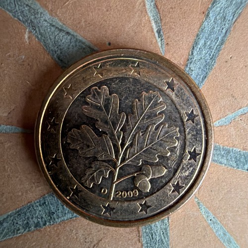 Brd eurocent münze 2009 d - brd, 1-eurocent-münze