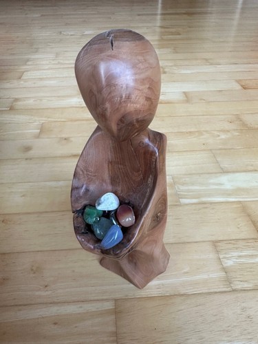 Holzskulptur unikat handarbeit - holzskulptur,