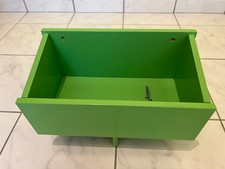 Jako-O grüne Kindergarderobe mit 4 Haken aus Naturbuchenholz 35 x 25 x 19 cm