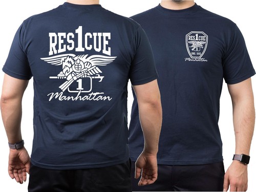 Shirt navy rescue1 - navy,,