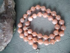 steinkette Kugeln  Orang