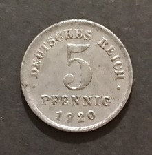 5 Pfennig Münze Deutsches