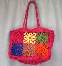 Hippie Bast Tasche Strohtasche
