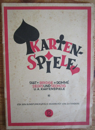 Heft kartenspiele skat - heft, "kartenspiele"