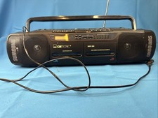 Clatronic SRR 200 Ghettoblaster Kassette Radio Dubbing Stereo tragbar Kabel