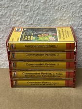 Commander Perkins Folge 1 -5 / EUROPA Kassette MC - Gebraucht