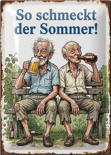 Retro bier metall schild - schild, bar