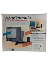 Meister TV Wandhalterung schwenkbar Schwarz für TV bis 55cm PC Monitor Halterung