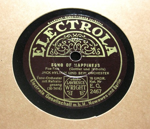 Jack hylton song happiness - jack, of