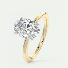 2 Karat Diamant Ring Lab Grown