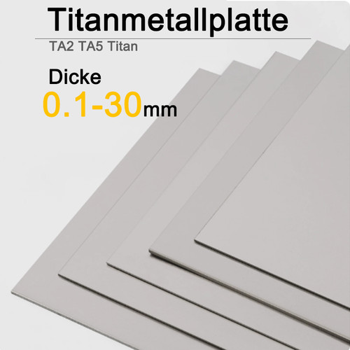 Titanblech grade rein - grade,