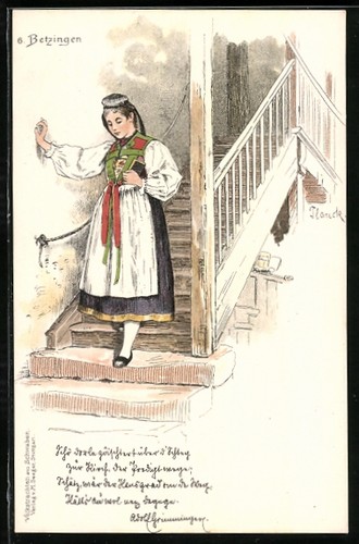 Künstler-Lithographie