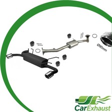 Sportauspuff 2x90mm für mazda - für,