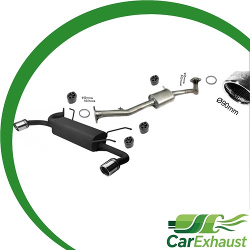 Sportauspuff 2x90mm für - , mazda
