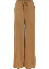 Weite Hose in Leinenoptik Gr