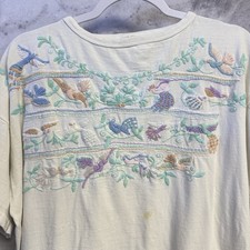 Vintage Hand Embroidered Los