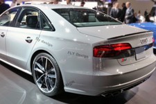 Passend für AUDI a8 2005- heckspoiler spoiler SCHWARZ matt heck lippe spoilerlip