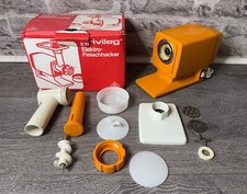 Privileg Elektrofleischhacker Fleischwolf Vintage Orange