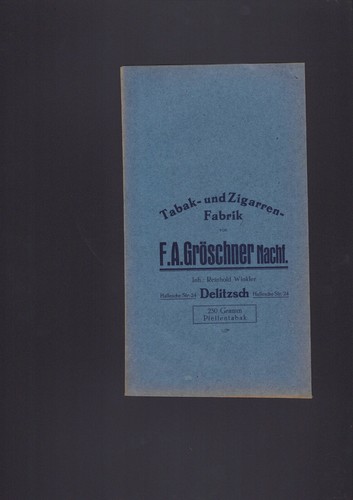 Delitzsch werbung tüte - delitzsch,,