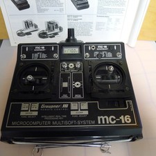 Biete Graupner Fernsteuerung MC-16 icl.Batterie , 35 Mhz